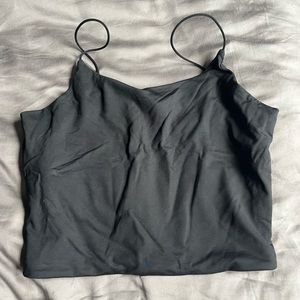 Garage Black Cropped Tank top